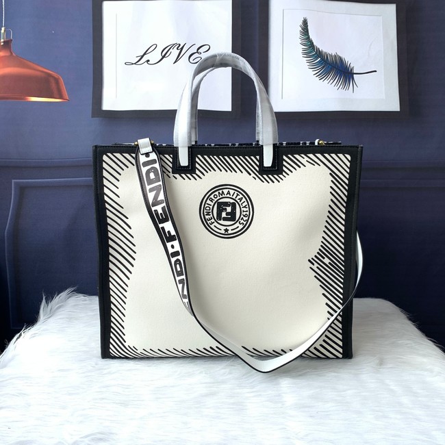 Fendi Fabric Tote Bag Code: F8Bh357