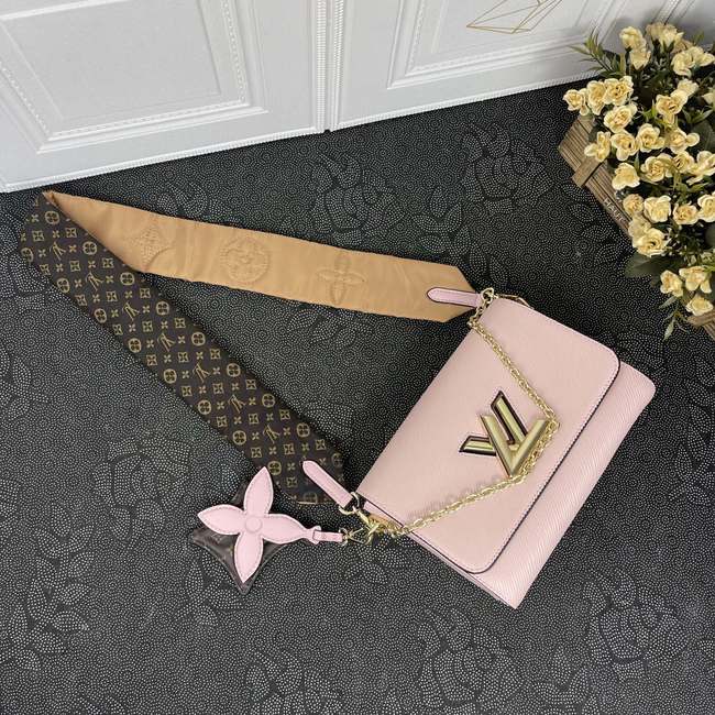 Louis Vuitton Twist Denim Medium Crossbody Bag Code: M59016/50273，50272