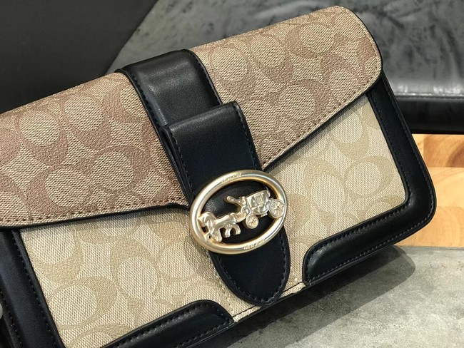 Coach Metal Buckle Crossbody Bag