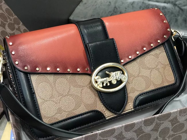 Coach Metal Buckle Crossbody Bag