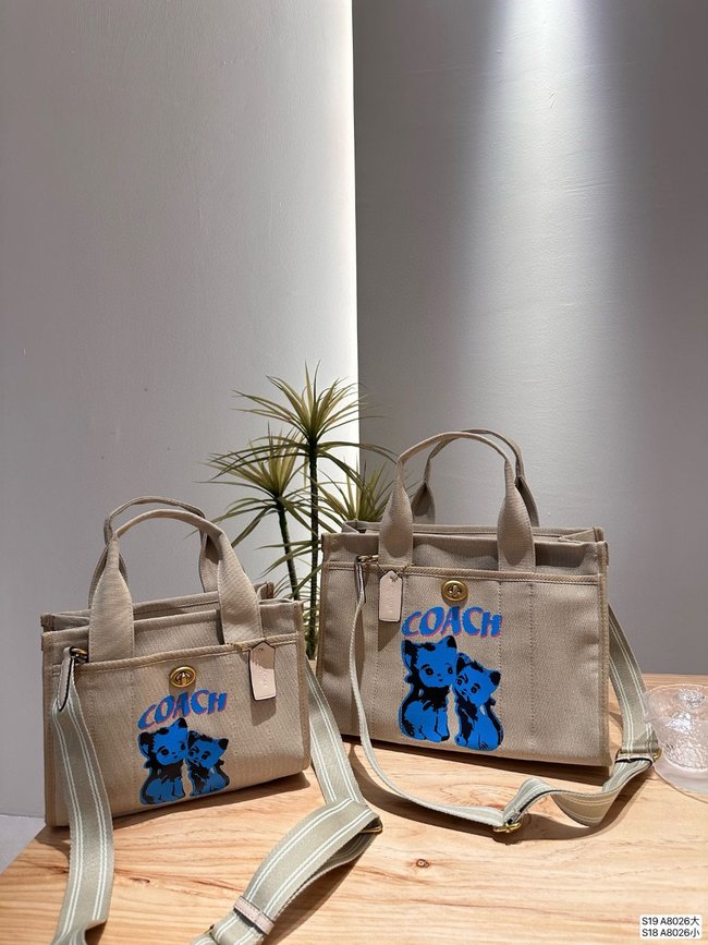 Coach Spin Canvas Tote Bag Code: A802