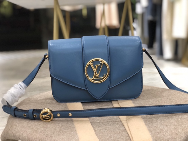 Louis Vuitton Pont 9 Handbag Code: M55946橙色/M55947天兰/M55948黑色/M55949红色/M55950黑色