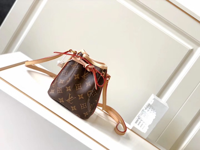 Louis Vuitton Nano Lockit Bag In Classic Monogram Canvas Code: M41346