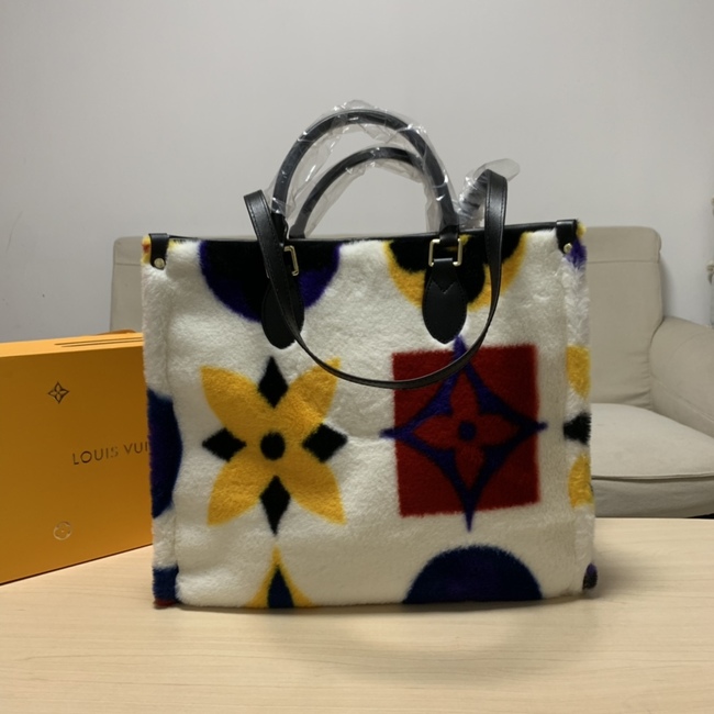 Louis Vuitton Colorful Logo Shopping Bag