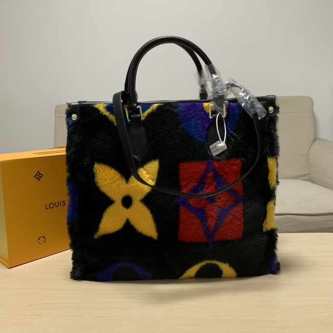 Louis Vuitton Colorful Logo Shopping Bag