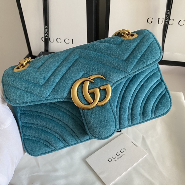 Gucci Bronze Logo Double G Crossbody Bag Code:446744