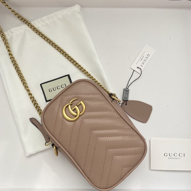 Gucci Marmont Series Vertical Cowhide Mobile Phone Bag Code: 598597