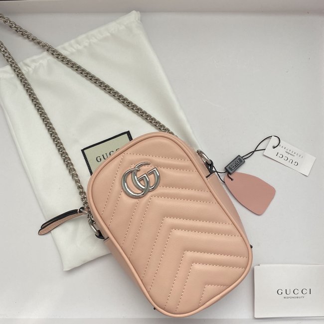 Gucci Marmont Series Vertical Cowhide Mobile Phone Bag Code: 598597