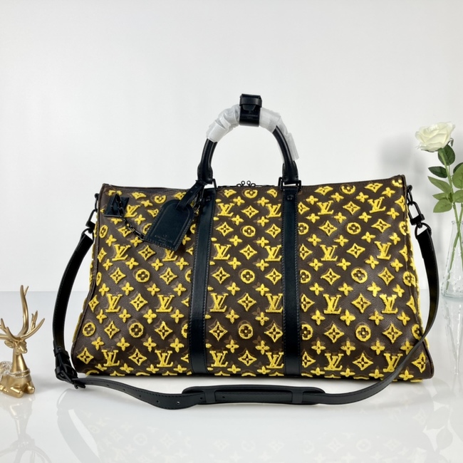 Louis Vuitton Keepall Triangle Bandoulière 50 Travel Bag Code: /M45046/M45069