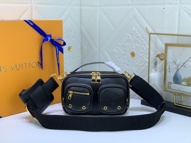 Louis Vuitton Classic Canvas Crossbody Bag Code: M80450黑色/M59244玫红