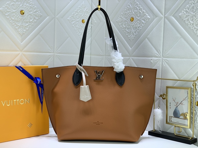Louis Vuitton Full Leather Logo Shopping Bag Code: M55523/M52408/M52617/M55028/M52409/M55237