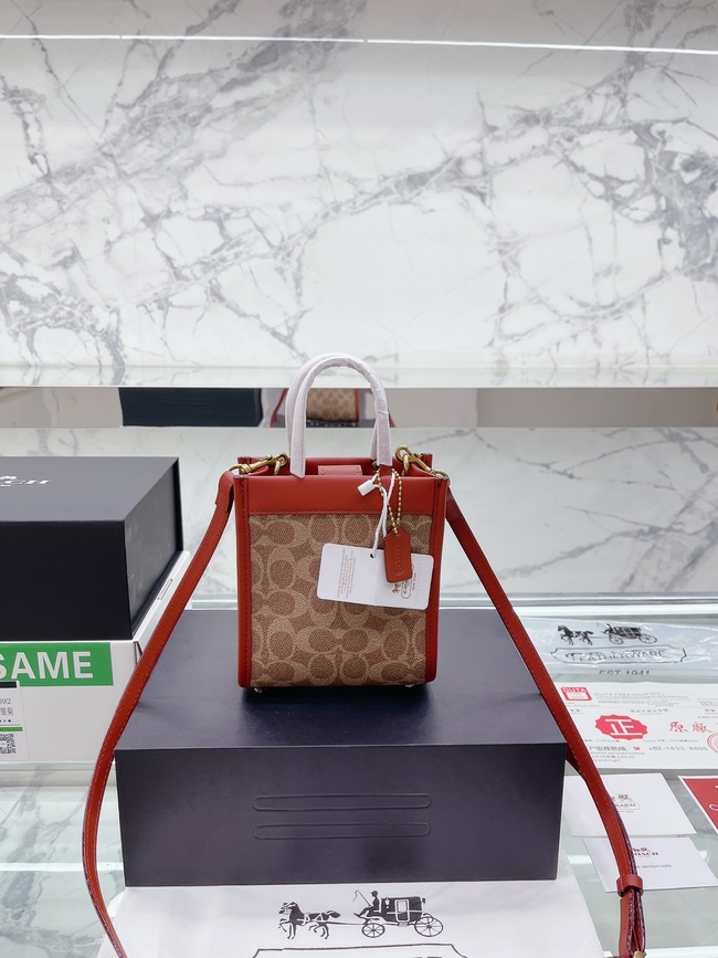 Coach Mini Cashin Tote Crossbody Bag