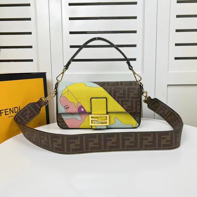 Fendi Bagbaguette Crossbody Bag Code: 7005#