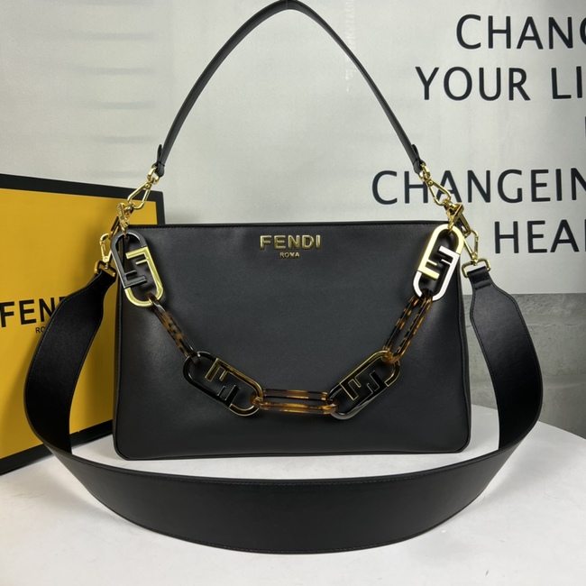 Fendi Lock Zip Crossbody Bag 