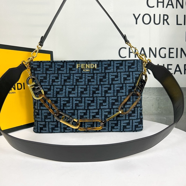 Fendi Lock Zip Crossbody Bag 