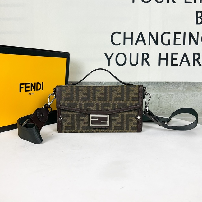 Fendi Calfskin Crossbody Bag 