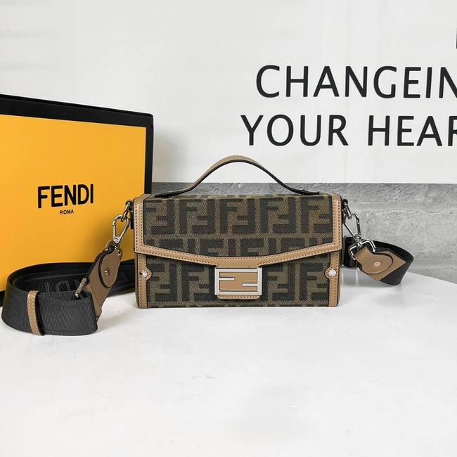 Fendi Calfskin Crossbody Bag 