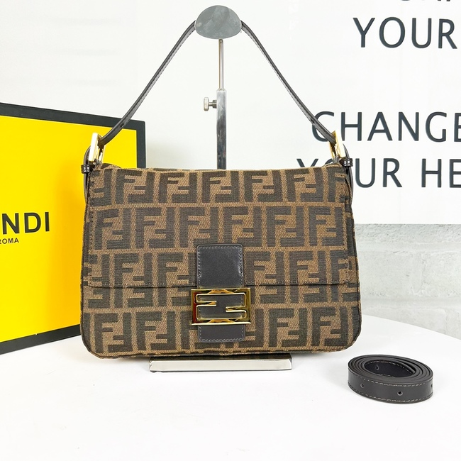 Fendi Cowhide Hand Shoulder Bag 