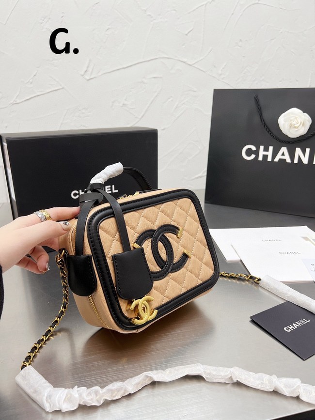 Chanel Caviar Fabric Crossbody Bag