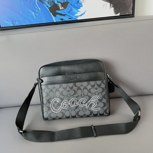 Coach Charles Printed Shoulder Crossbody Bag