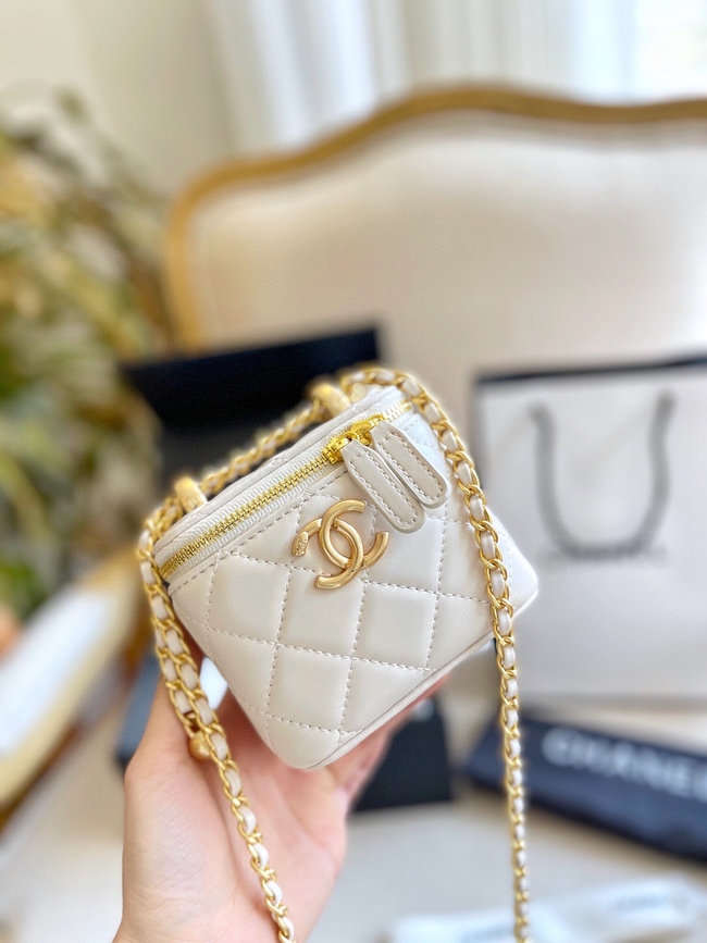 Chanel Gold Bead Chain Messenger Bag