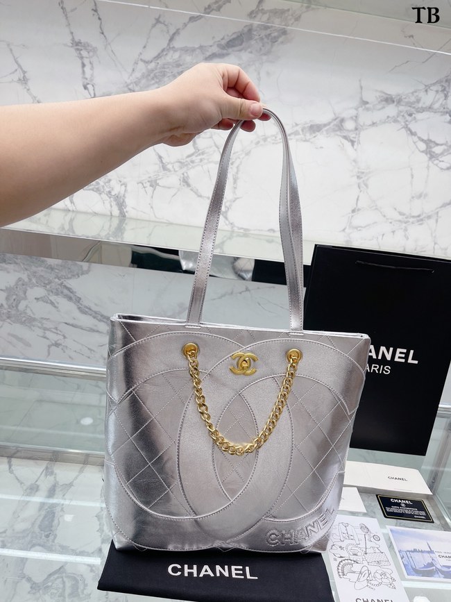 Chanel Double C Chain Tote Bag