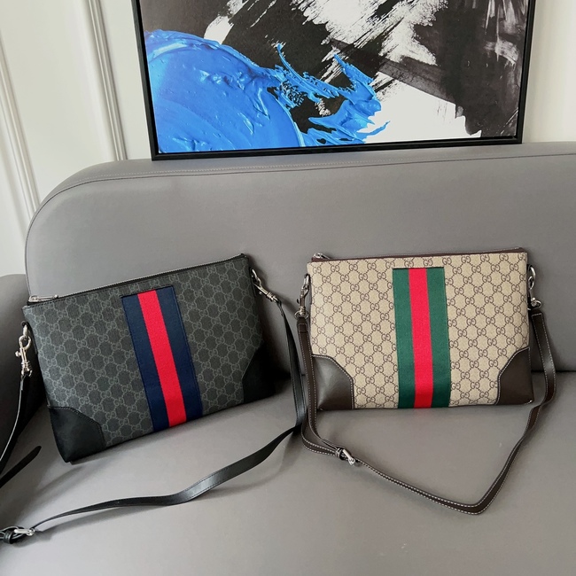 Gucci Striped Ribbon Crossbody Bag