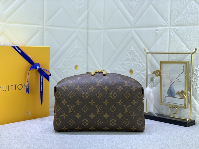 Louis Vuitton Cosmetic Bag In Classic Monogram Coated Canvas And Hardware Code: M46458