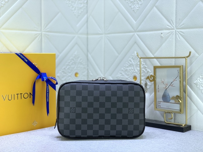 Louis Vuitton Monogram Eclipse Canvas And Leather Clutch Code: M43383/M43384