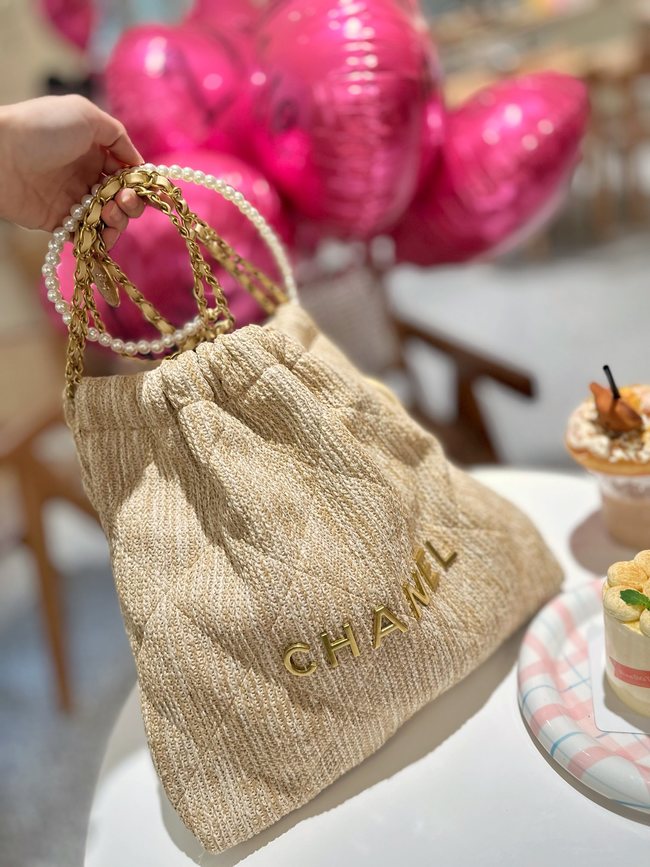 Chanel Raffia Straw Bag