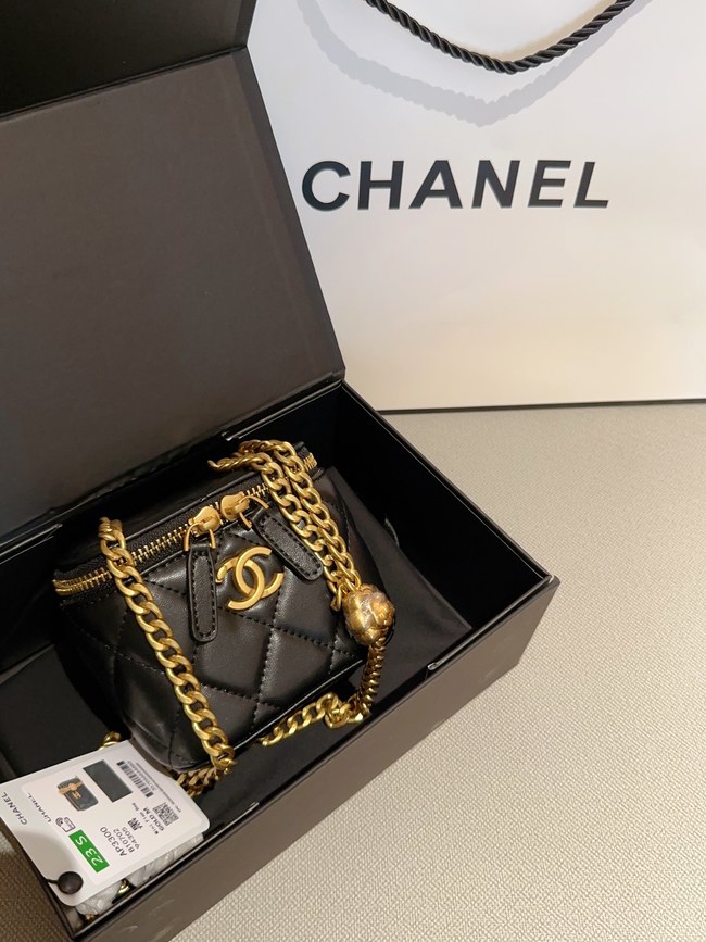 Chanel Camellia Golden Ball Box Bag Lipstick Bag
