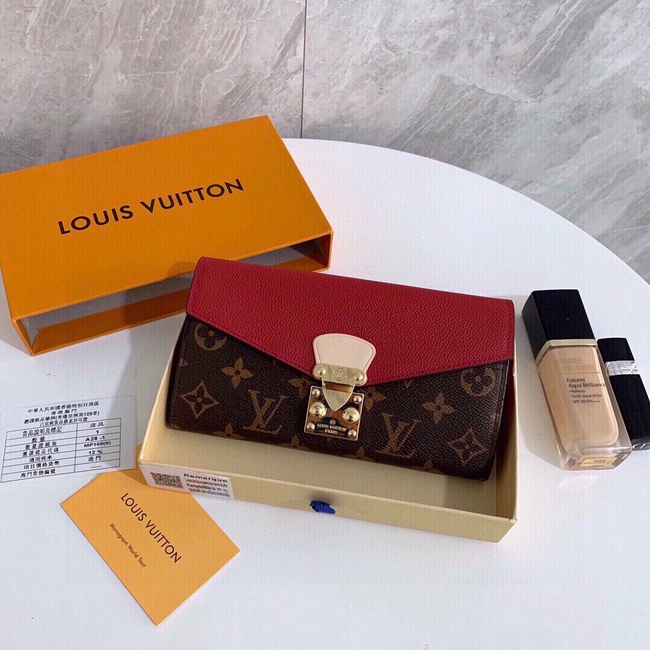 Louis Vuitton Classic Top Workmanship Original Leather Clutch Bag