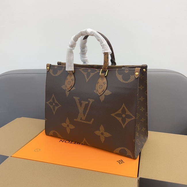 Louis Vuitton Medium Onthego Mm Reversible Tote Bag