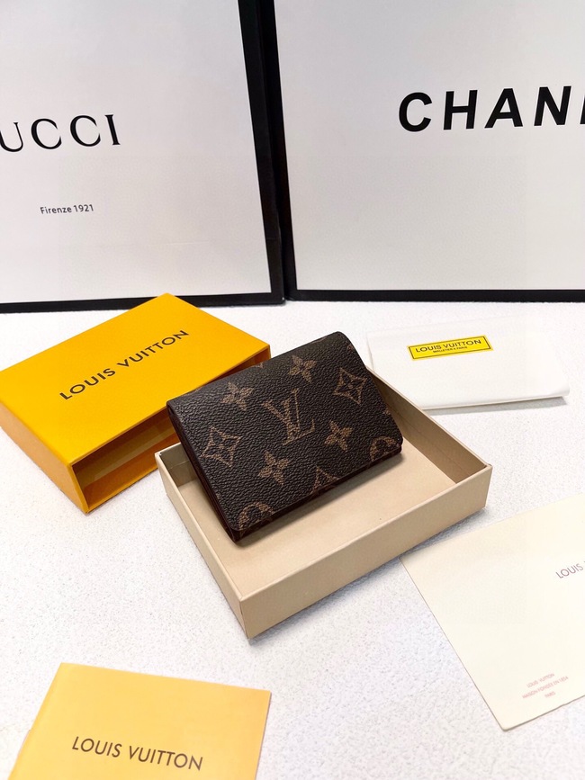Louis Vuitton Pure Leather Dual-Purpose Card Holder Wallet