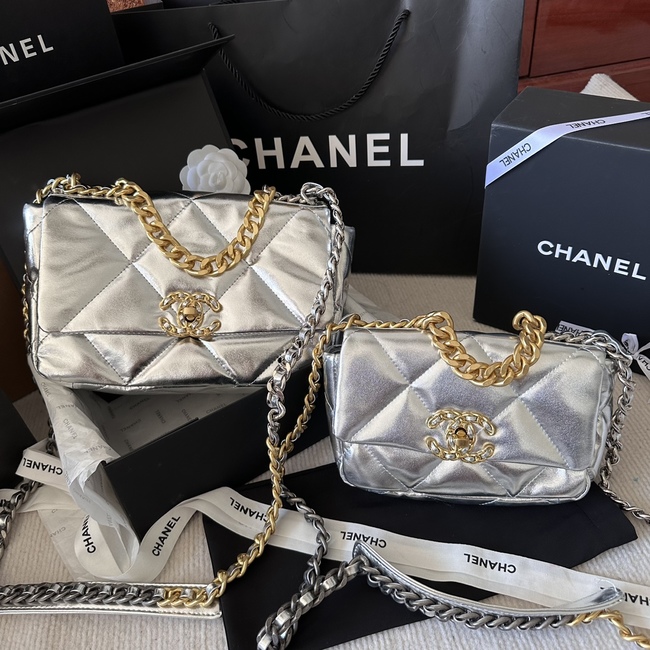 Chanel Chanel 19 Lambskin Crossbody Bag