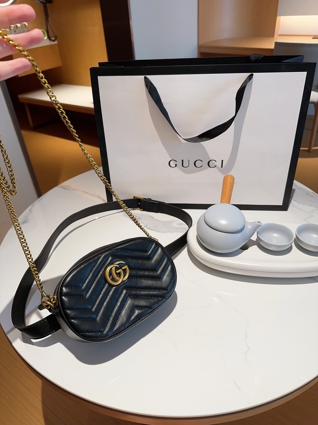 Gucci Marmont Waist Bag Chest Bag Can Be Worn As A Crossbody Camera Bag