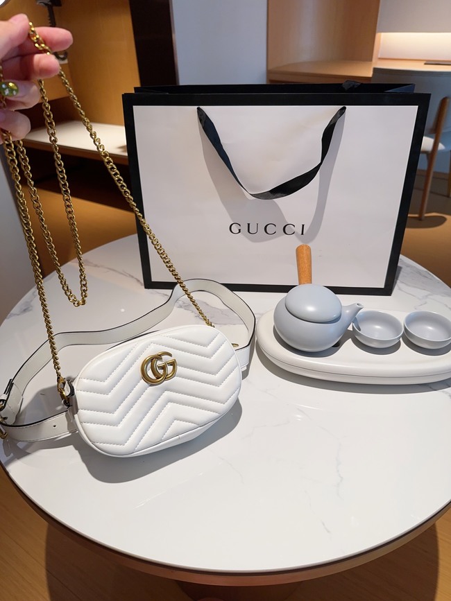 Gucci Marmont Waist Bag Chest Bag Can Be Worn As A Crossbody Camera Bag