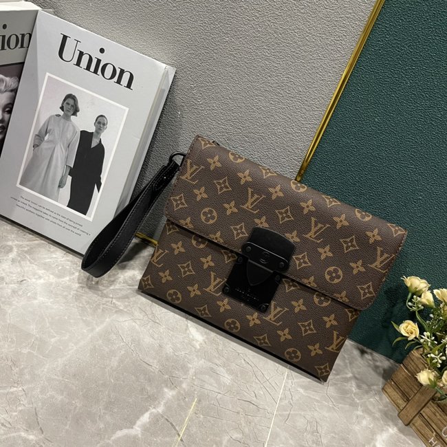 Louis Vuitton Pochette S-Lock Clutch Code: M82598 M82559 M82595
