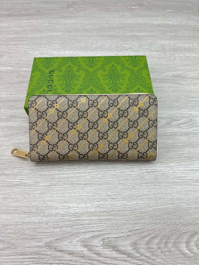 Gucci Printed Long Clip Wallet 