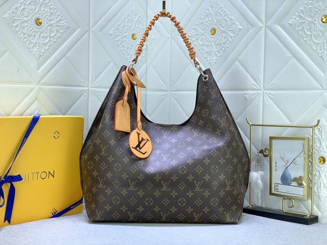 Louis Vuitton Ladies  Shoulder Bag Made Of Imported Grained Taurillon Calfskin Code: M53188