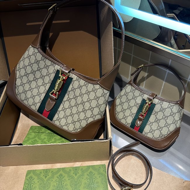 Gucci Gucci Jackie196 Calfskin Crossbody Bag 