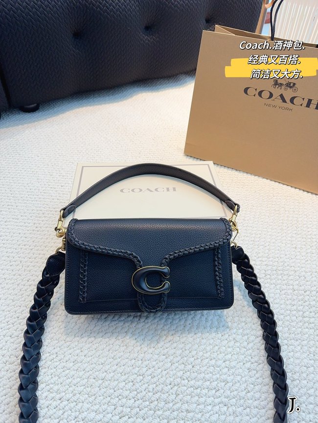 Coach Woven Shoulder Strap Crossbody Bag 