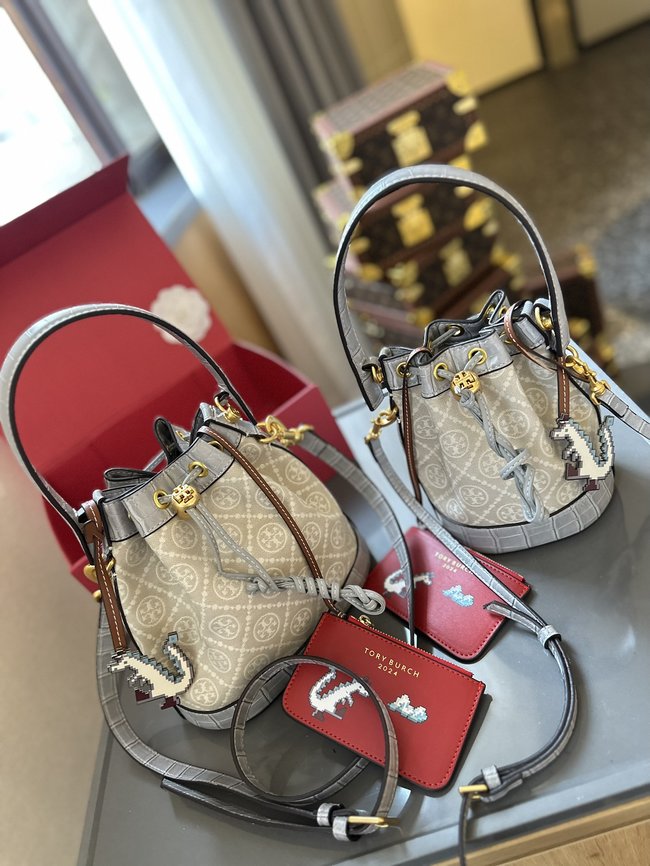 Tory Burch Premium Classic Bucket Bag 
