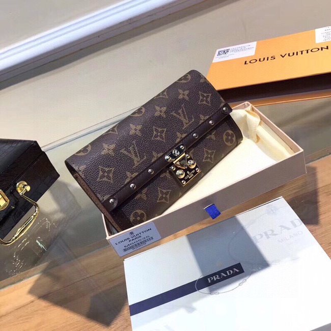 Louis Vuitton Pvc With Cowhide Fashion Venice Wallet Code: N60535