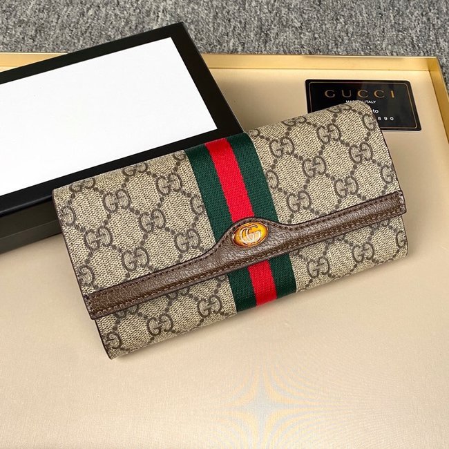 Gucci Top Quality Imported Cowhide Leather Wallet 