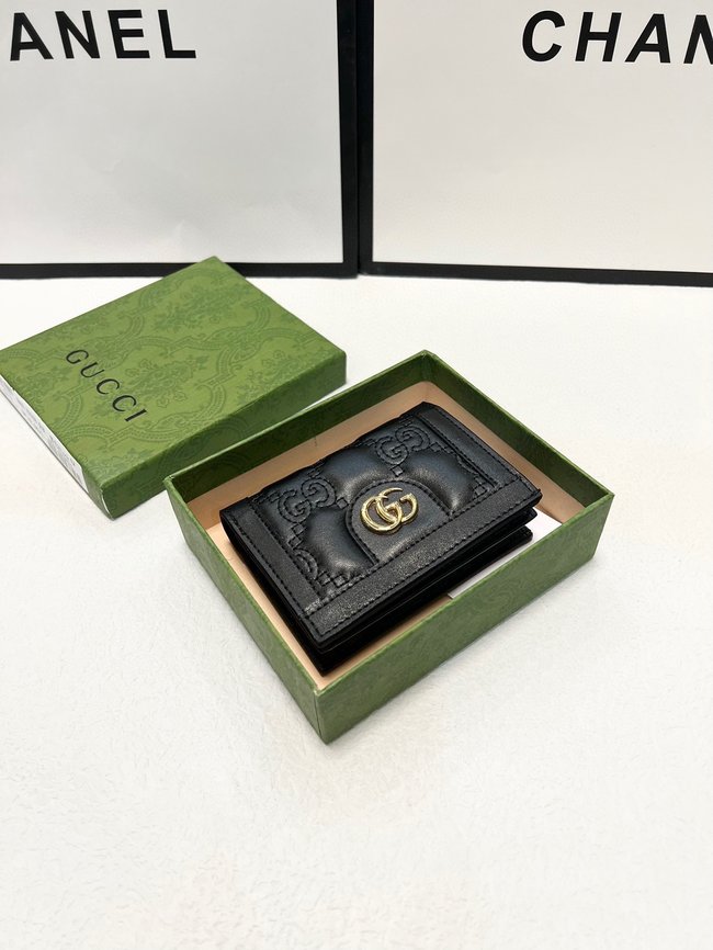 Gucci Matelassé Card Holder 