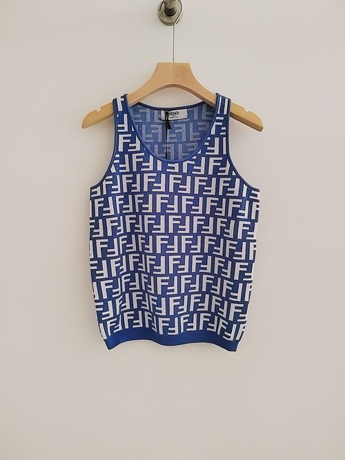 Fendi Double F Classic Letter Vest, Effortless Chic for Everyday