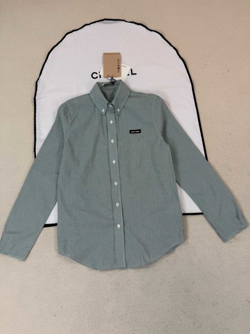 Miu Miu Tailored Coat Boasting Refined Detail Accents