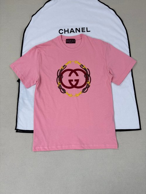 Gucci Simple Short-sleeved Top with Precise Details