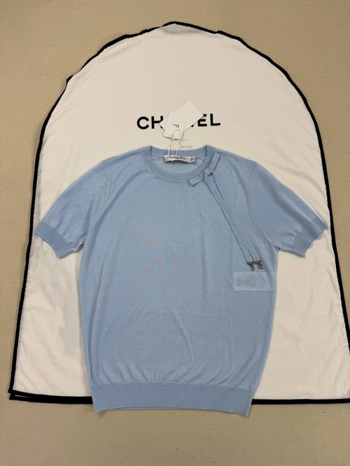 Dior Chic Short-Sleeve Top: Fine Details, Timeless Appeal